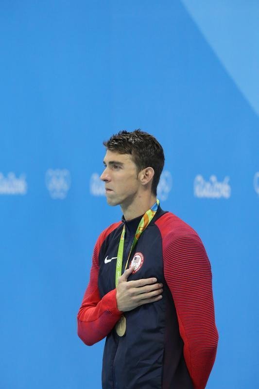 Imagens de mais uma vitria de Michael Phelps no Rio de Janeiro