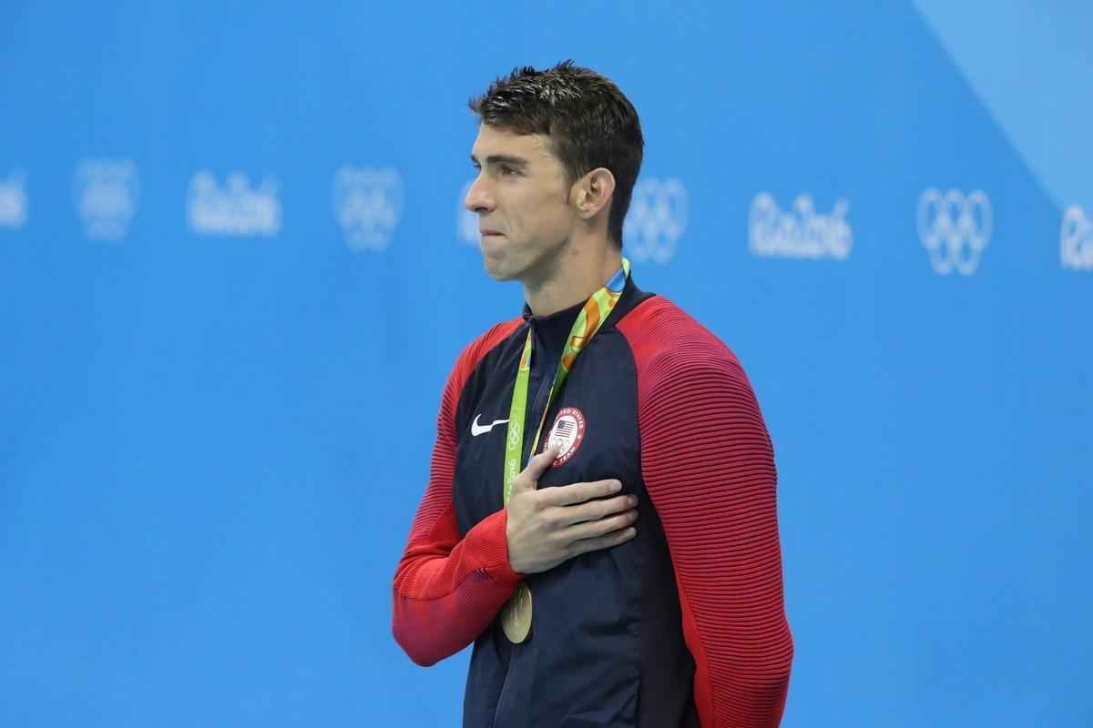 Imagens de mais uma vitria de Michael Phelps no Rio de Janeiro