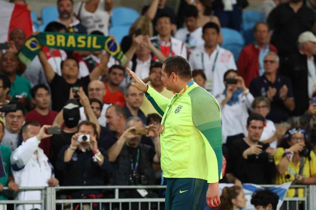 Aps derrota nas quartas de final, sul-mato-grossense venceu lutas consecutivas e garantiu mais um pdio para o Brasil nos tatames da Arena Carioca 2