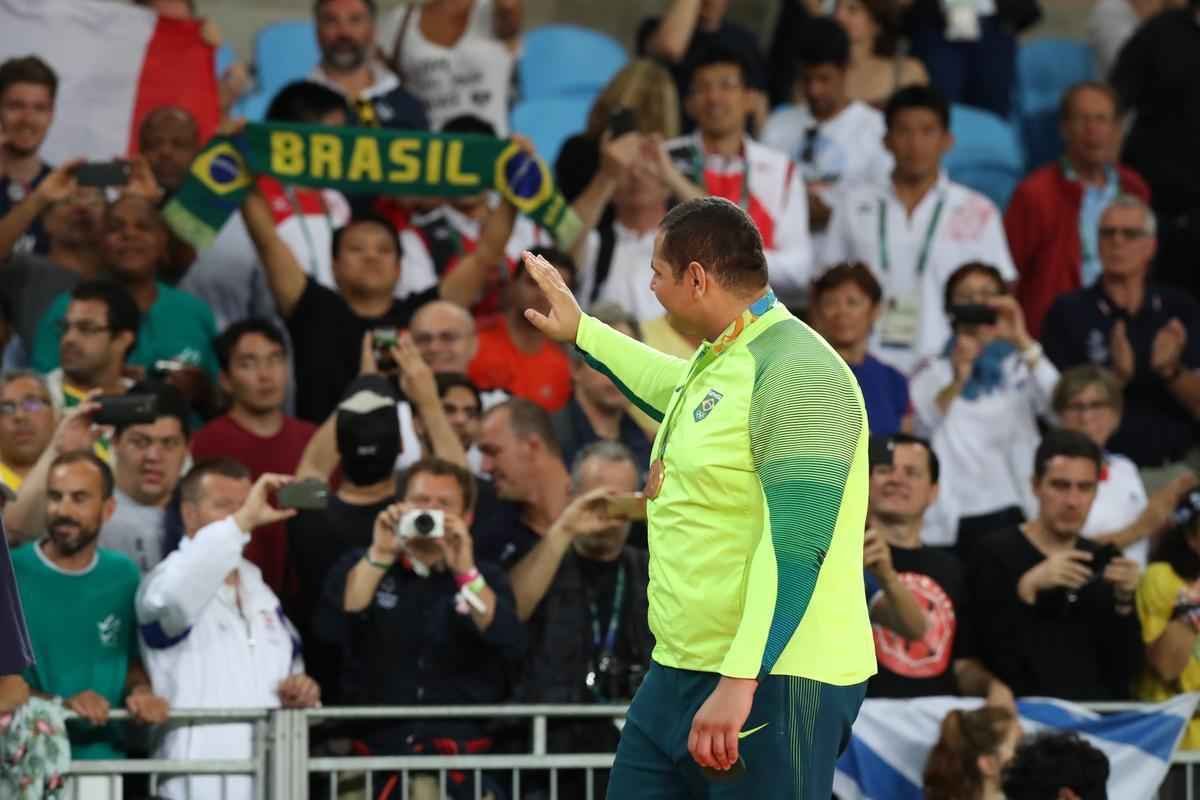 Aps derrota nas quartas de final, sul-mato-grossense venceu lutas consecutivas e garantiu mais um pdio para o Brasil nos tatames da Arena Carioca 2