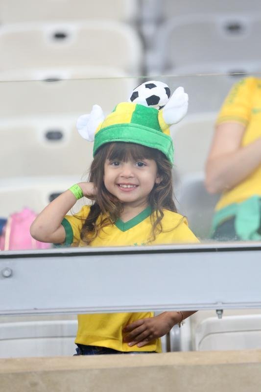 Torcedores no Mineiro durante jogo entre Brasil e Austrlia pelos Jogos Olmpicos do Rio