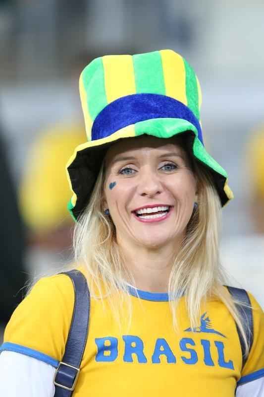 Torcedores no Mineiro durante jogo entre Brasil e Austrlia pelos Jogos Olmpicos do Rio