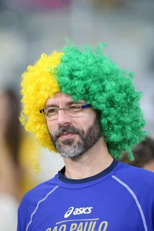 Torcedores no Mineiro durante jogo entre Brasil e Austrlia pelos Jogos Olmpicos do Rio