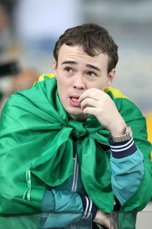 Torcedores no Mineiro durante jogo entre Brasil e Austrlia pelos Jogos Olmpicos do Rio