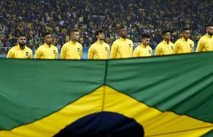 Neymar e Luan marcaram os gols da Seleo Brasileira