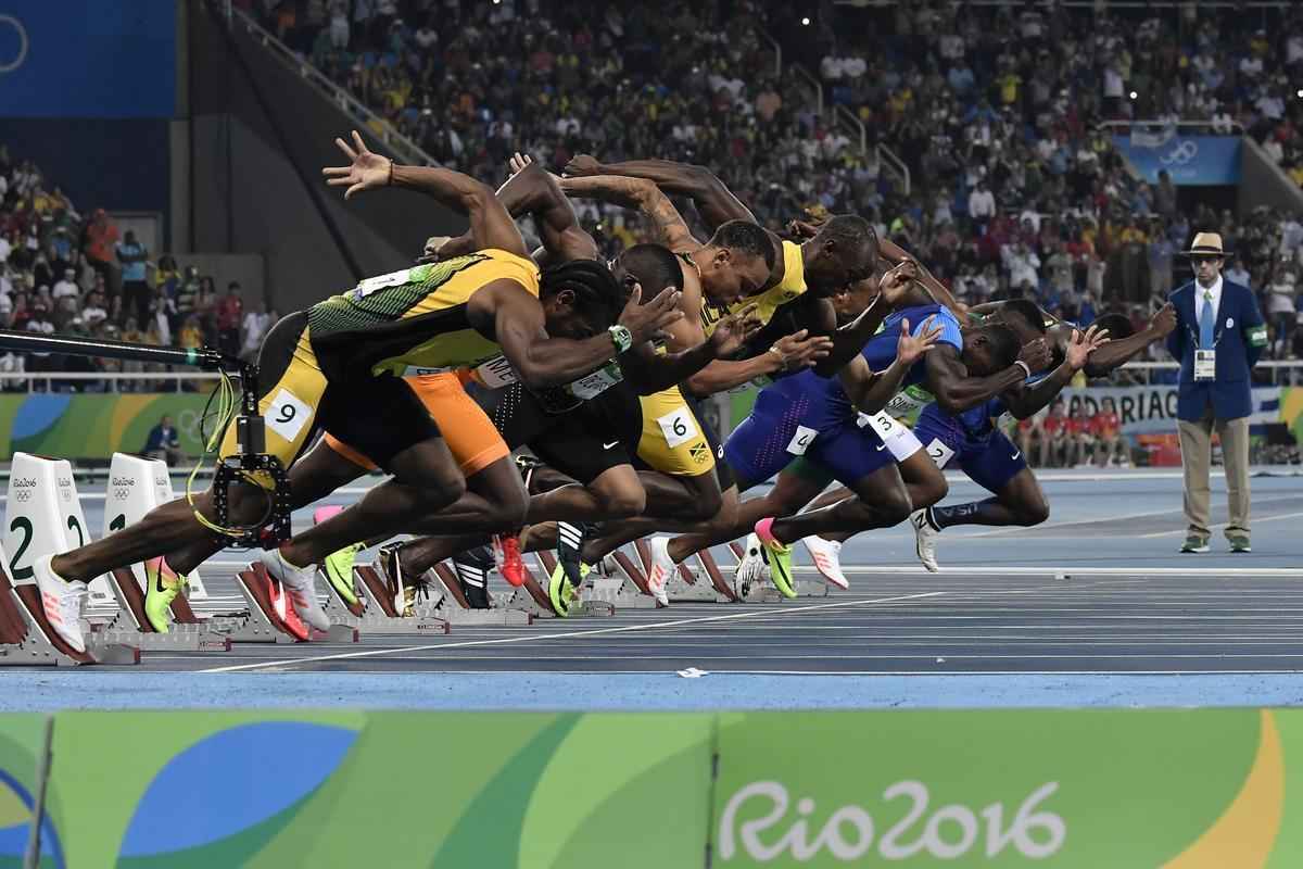 Jamaicano Usain Bolt confirma tri olmpico nos 100m rasos com tempo de 9s81 no Rio