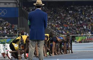 Jamaicano Usain Bolt faz 9s81 nos 100m rasos e conquista tri olmpico no Rio