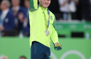 Nesta segunda-feira, Arthur Zanetti conquistou a medalha de prata nas argolas