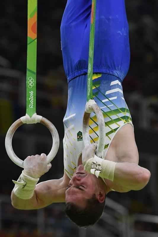 Arthur Zanetti conquistou a prata nas argolas 