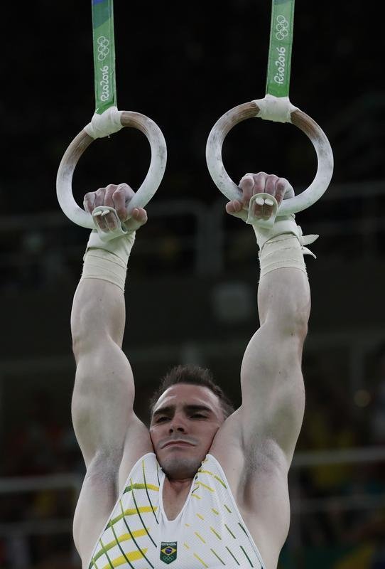 Arthur Zanetti conquistou a prata nas argolas 