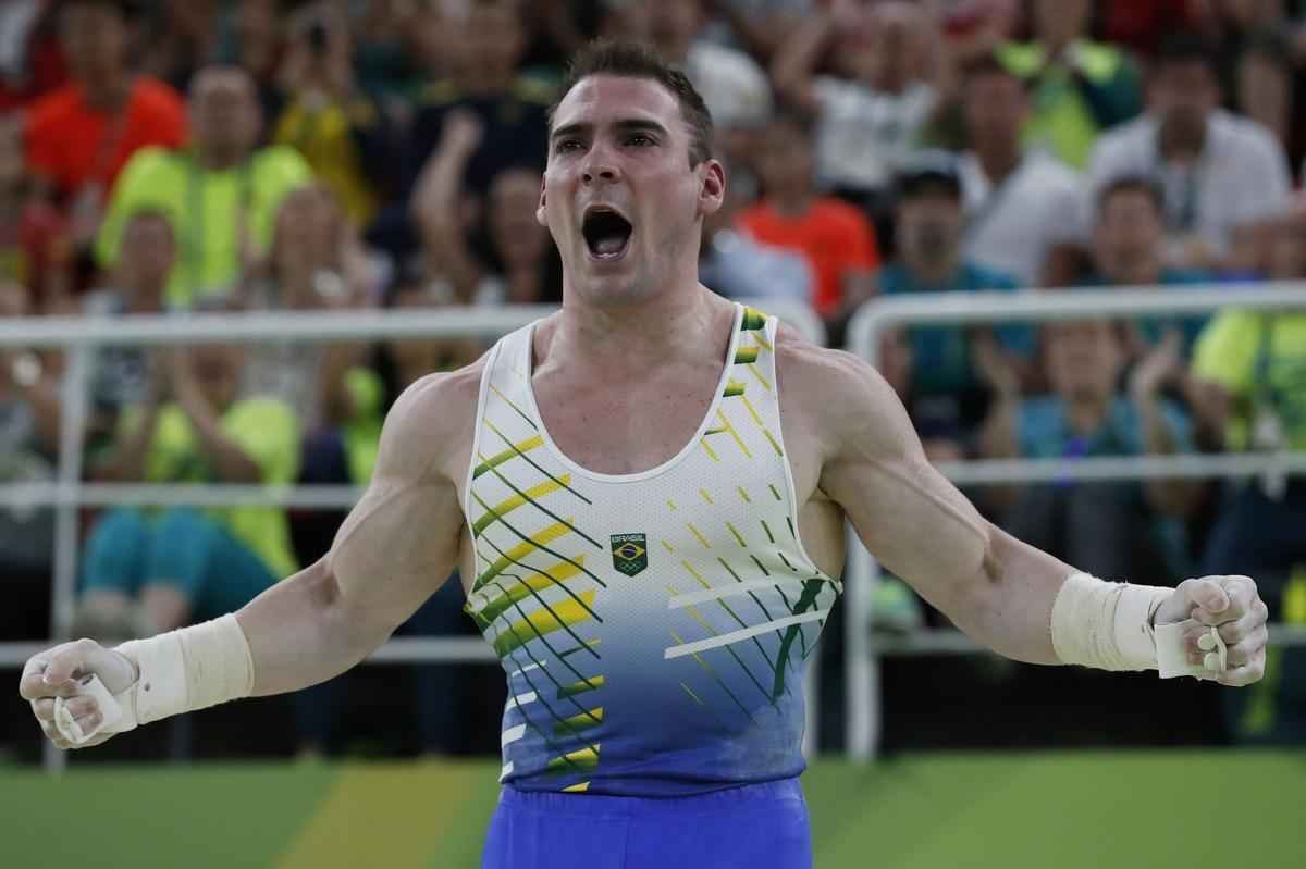 Arthur Zanetti conquistou a prata nas argolas 