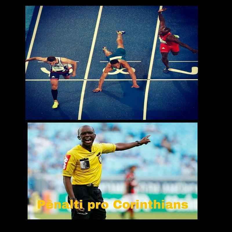 Classificao de brasileiro com peixinho no atletismo vira meme na internet