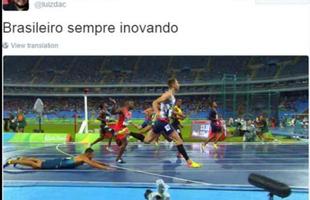 Classificao de brasileiro com peixinho no atletismo vira meme na internet