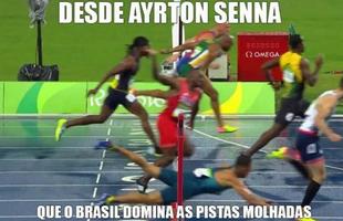 Classificao de brasileiro com peixinho no atletismo vira meme na internet