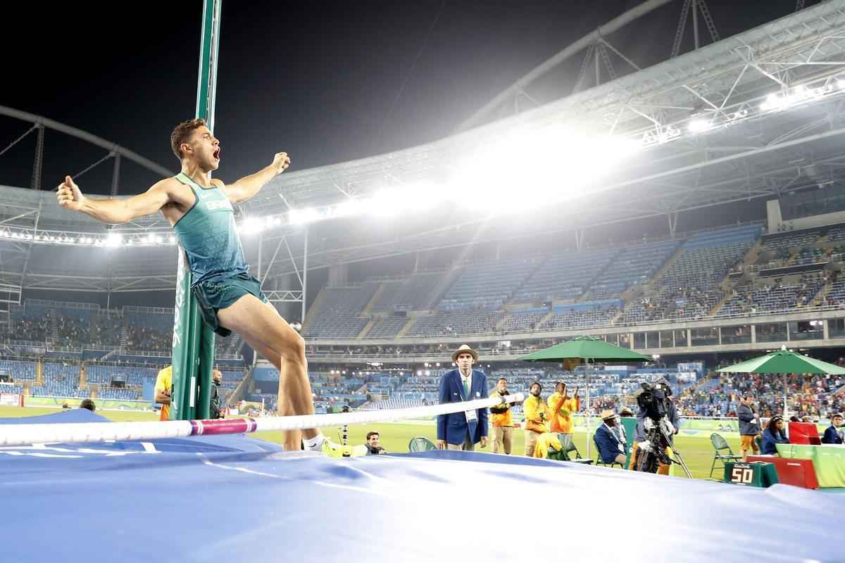 Fotos da prova de Thiago Braz, medalha de ouro no salto com vara