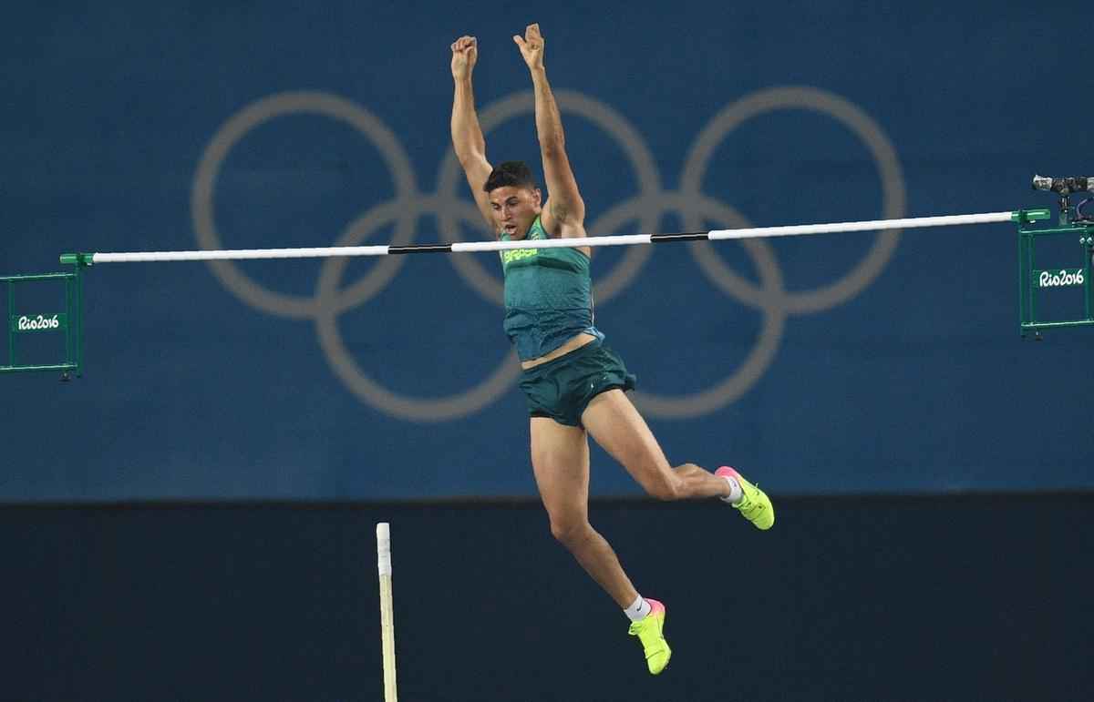 Fotos da prova de Thiago Braz, medalha de ouro no salto com vara