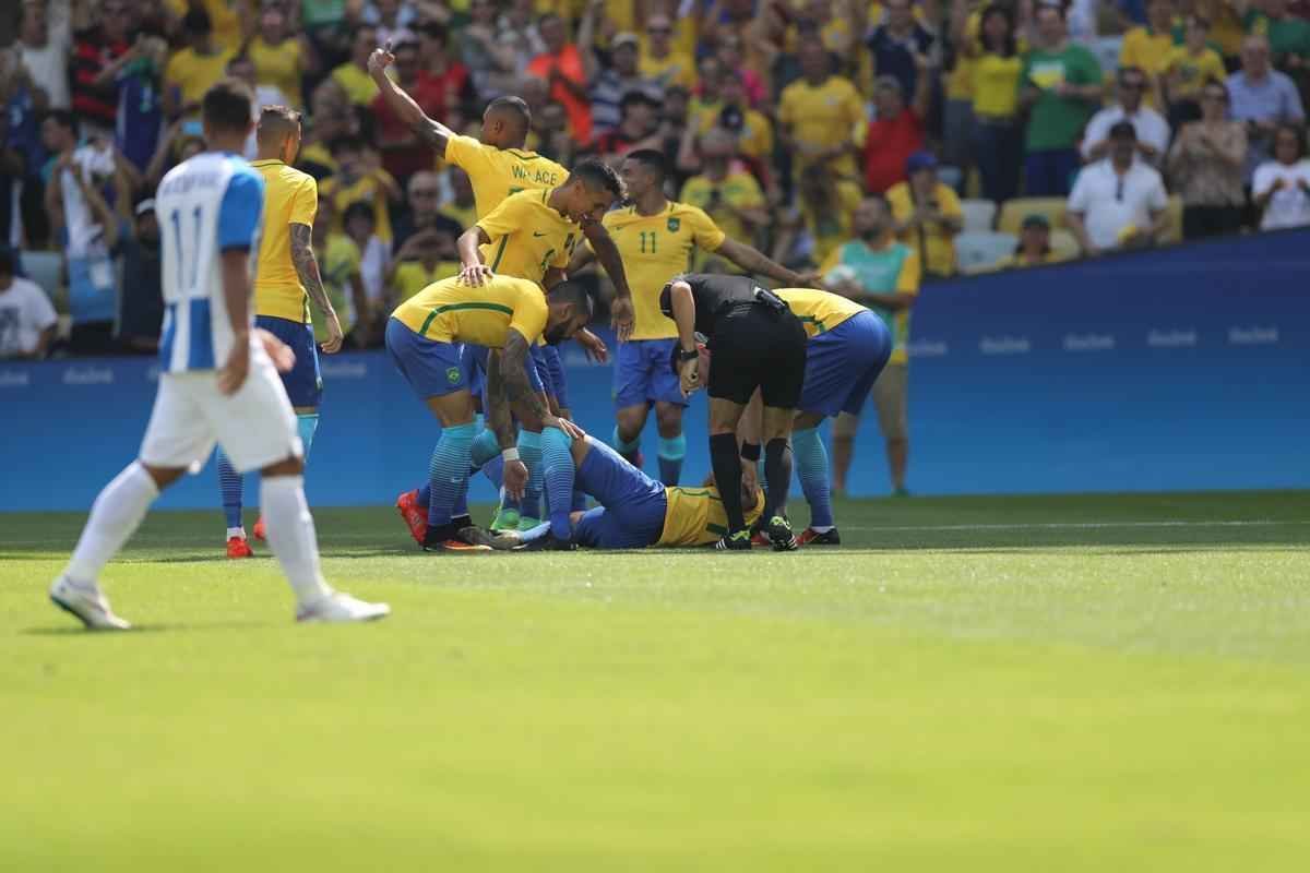 Equipes duelaram no Maracan pelos Jogos Olmpicos do Rio de Janeiro