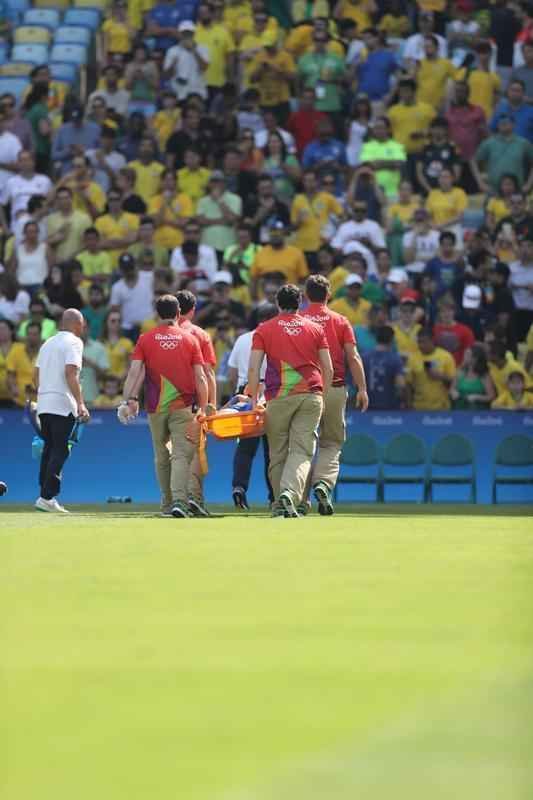 Brasil goleou Honduras por 6 a 0 e avanou  deciso do futebol masculino nos Jogos