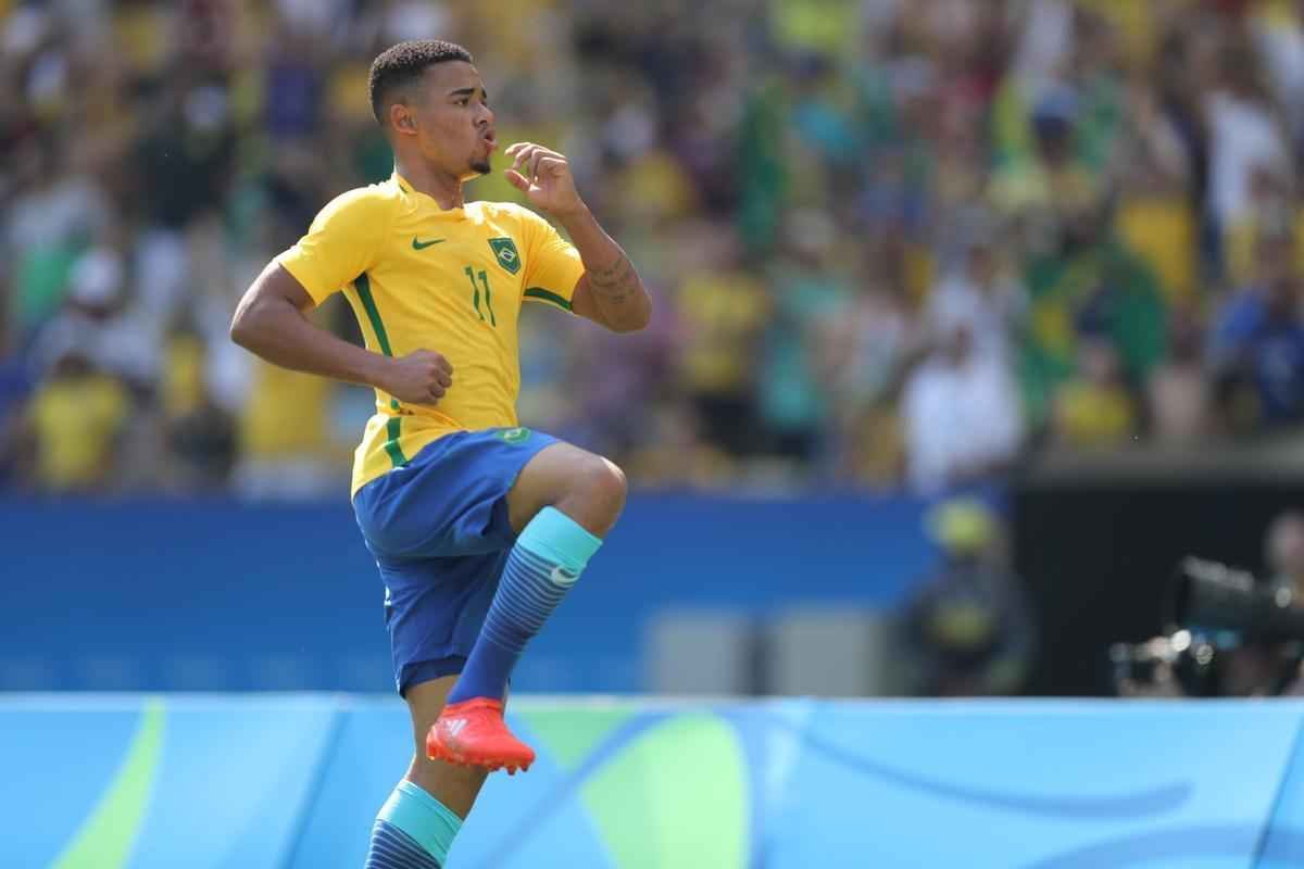 Brasil goleou Honduras por 6 a 0 e avanou  deciso do futebol masculino nos Jogos