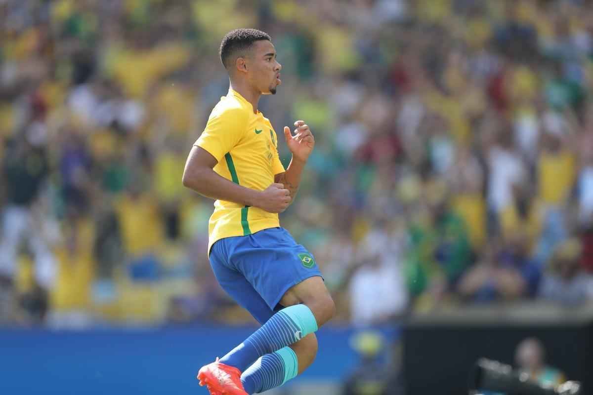 Brasil goleou Honduras por 6 a 0 e avanou  deciso do futebol masculino nos Jogos