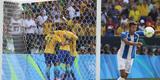 Brasil goleou Honduras por 6 a 0 e avançou à decisão do futebol masculino nos Jogos