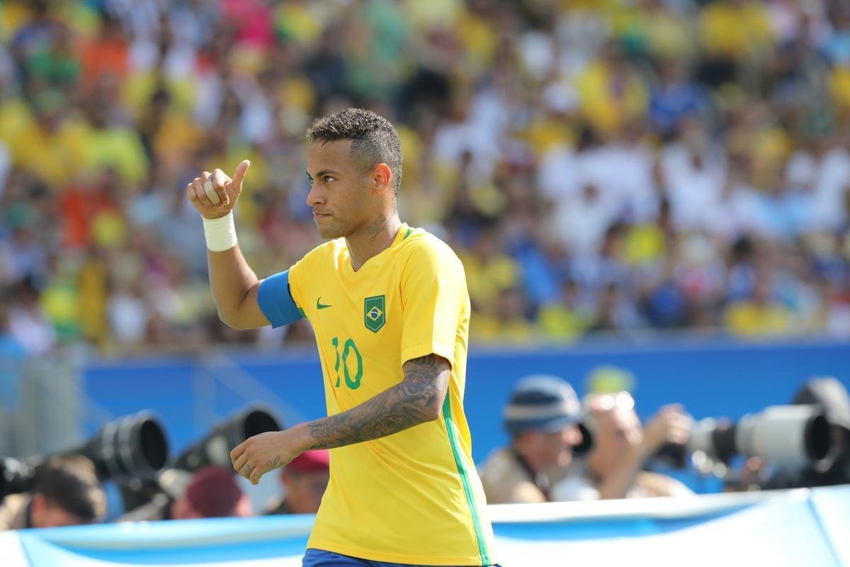 Brasil goleou Honduras por 6 a 0 e avanou  deciso do futebol masculino nos Jogos