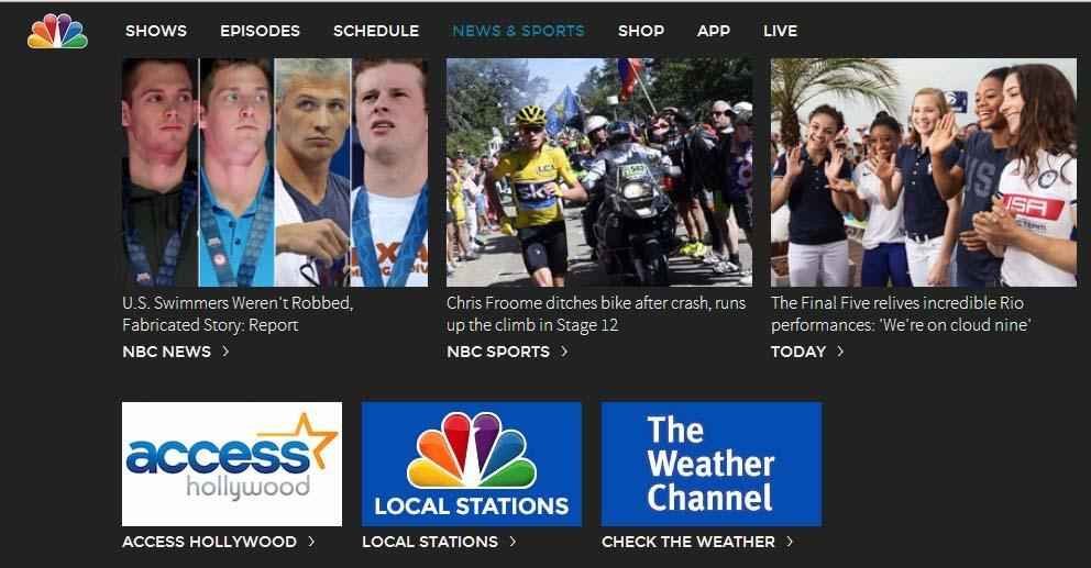 NBC (EUA): Nadadores norte-americanos no foram roubados. Inventaram histria
