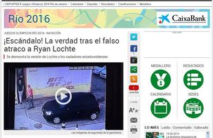 Sport, Espanha: 'Escndalo! A verdade por trs do fao assalto ao nadador Ryan Lochte'