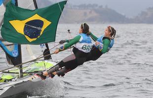 Dupla garantiu a nica medalha brasileira na vela nos Jogos Olmpicos do Rio