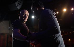 Treino do mineiro Glover Teixeira. O ex-desafiante dos meio-pesados enfrenta Anthony Johnson no UFC 202