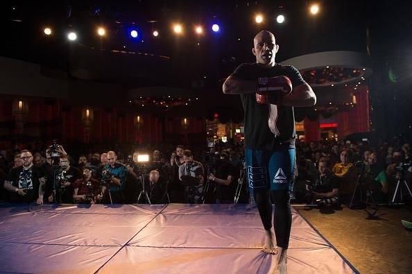 Treino do mineiro Glover Teixeira. O ex-desafiante dos meio-pesados enfrenta Anthony Johnson no UFC 202