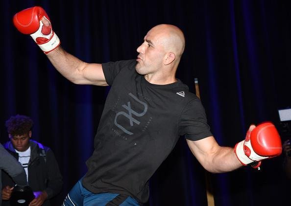 Treino do mineiro Glover Teixeira. O ex-desafiante dos meio-pesados enfrenta Anthony Johnson no UFC 202