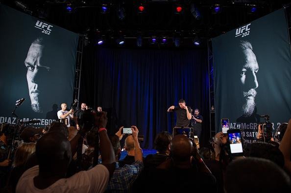 Nate Diaz, um dos protagonistas do UFC 202. Norte-americano enfrenta Conor McGregor em revanche na luta principal do evento 