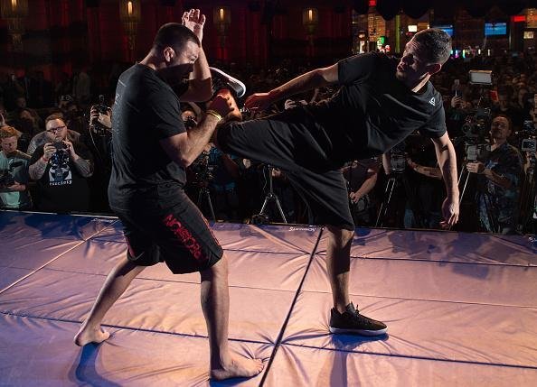 Nate Diaz, um dos protagonistas do UFC 202. Norte-americano enfrenta Conor McGregor em revanche na luta principal do evento 