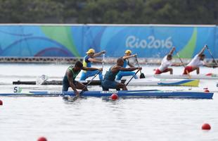 Dupla brasileira conquistou a prata em prova disputada na Lagoa Rodrigo de Freitas, neste sbado