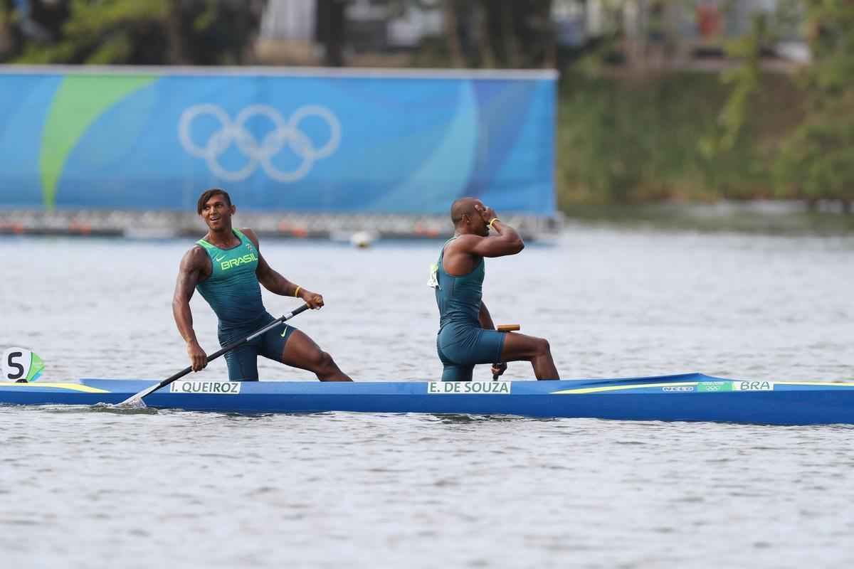 Dupla brasileira conquistou a medalha de prata em prova disputada na Loga Rodrigo de Freitas, neste sbado