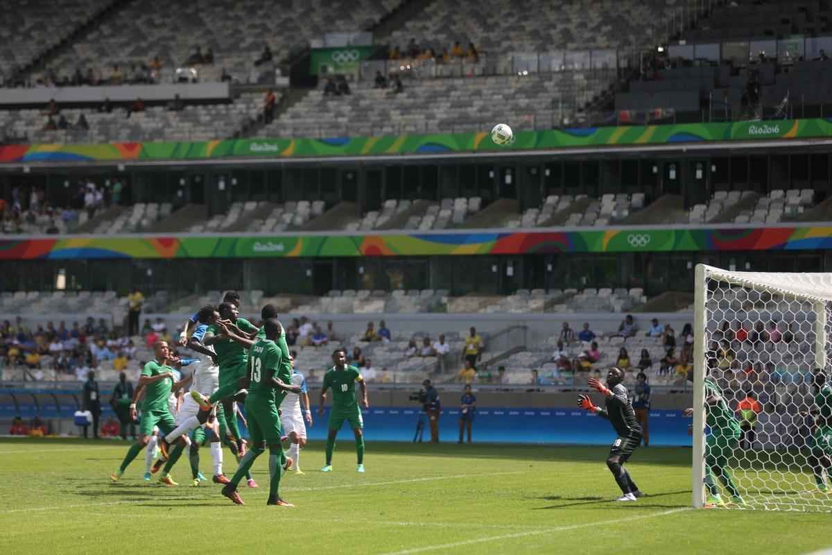 Em jogo animado no Mineiro, Nigria bateu Honduras por 3 a 2 e faturou o bronze nos Jogos do Rio