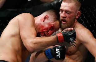 Veja imagens da fantstica luta entre Conor McGregor e Nate Diaz