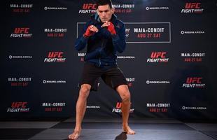 Demian Maia, que enfrenta Carlos Condit na luta principal do UFC em Vancouver. Brasileiro pode garantir chance de disputar cinturo dos meio-mdios em caso de vitria 