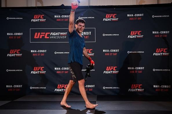 Demian Maia, que enfrenta Carlos Condit na luta principal do UFC em Vancouver. Brasileiro pode garantir chance de disputar cinturo dos meio-mdios em caso de vitria 