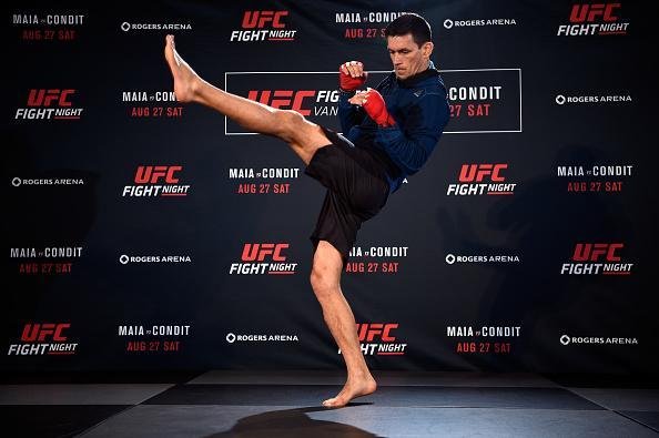 Demian Maia, que enfrenta Carlos Condit na luta principal do UFC em Vancouver. Brasileiro pode garantir chance de disputar cinturo dos meio-mdios em caso de vitria 