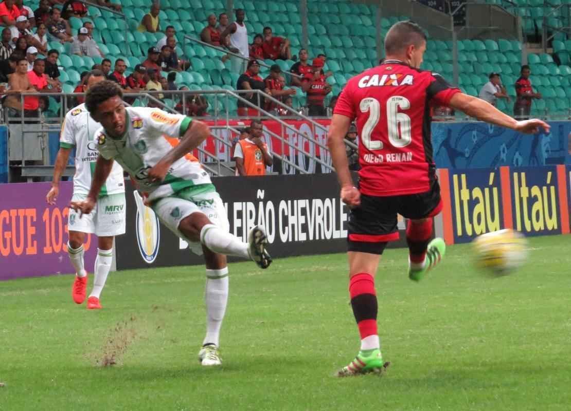 Vitria e Amrica se enfrentaram na Arena Fonte Nova, em Salvador, pelo Campeonato Brasileiro