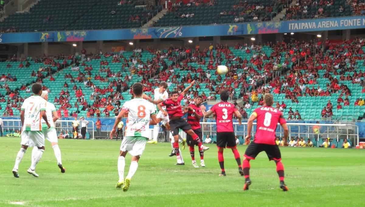 Vitria e Amrica se enfrentaram na Arena Fonte Nova, em Salvador, pelo Campeonato Brasileiro