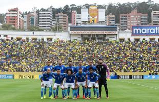 Imagens do jogo entre Equador e Brasil, em Quito, pelas Eliminatrias da Copa de 2018