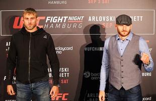 Media Day do UFC Fight Night 93, em Hamburgo - Alexander Gustafsson e Jan Blackhowicz 