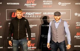 Media Day do UFC Fight Night 93, em Hamburgo - Alexander Gustafsson e Jan Blackhowicz 