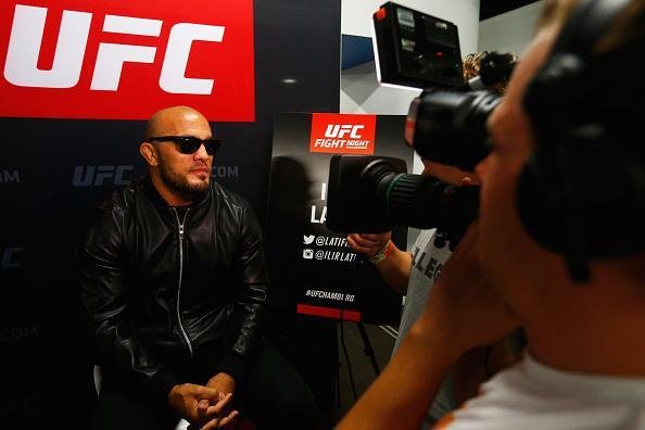 Media Day do UFC Fight Night 93, em Hamburgo - O sueco Ilir Latifi concede entrevista