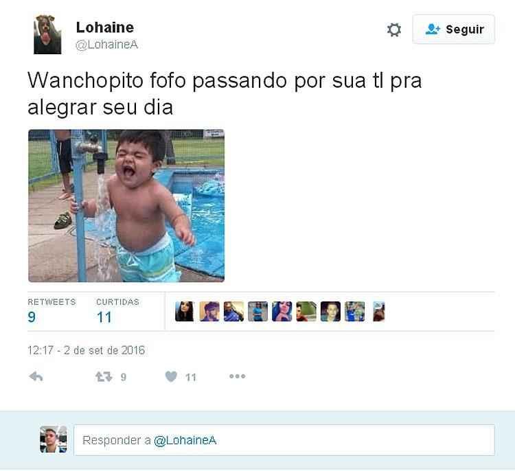 Filho de Ramn bila, pequeno Valentino, de 2 anos, herdou apelido do pai e virou 'Wanchopito'