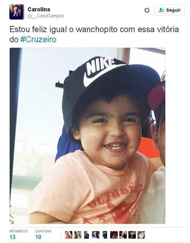 Filho de Ramn bila, pequeno Valentino, de 2 anos, herdou apelido do pai e virou 'Wanchopito'