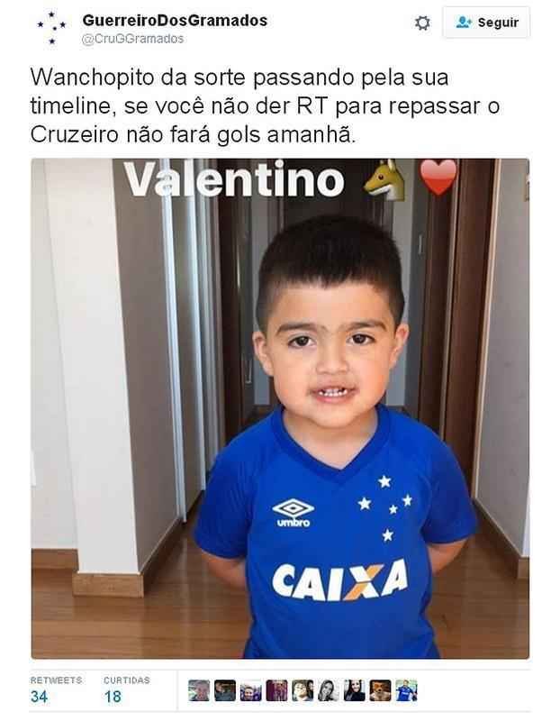 Filho de Ramn bila, pequeno Valentino, de 2 anos, herdou apelido do pai e virou 'Wanchopito'
